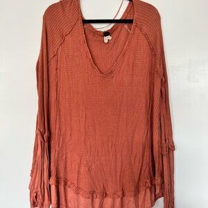 Free People V-Neck Sweater Dress